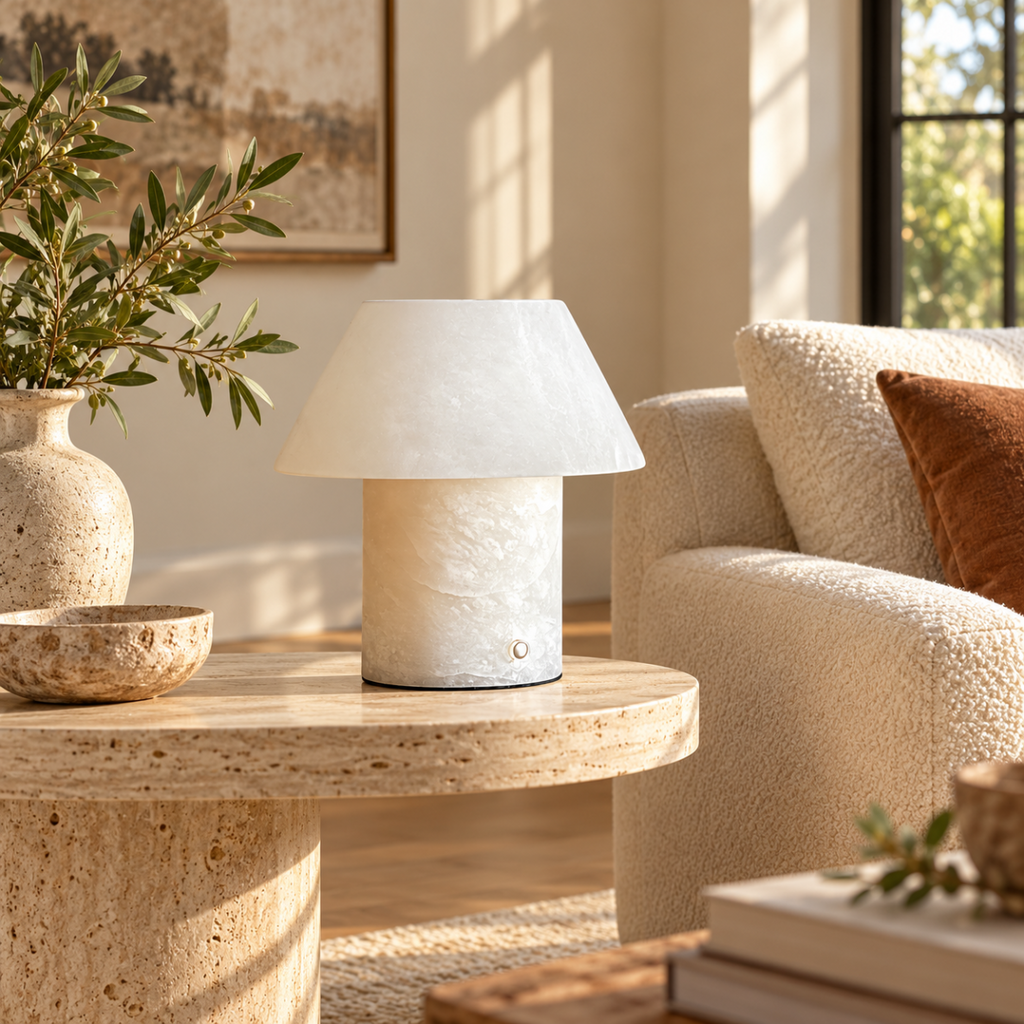 Noma Spanish Alabaster Table Lamp