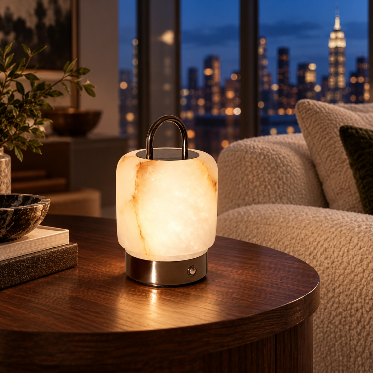 Liora Spanish Alabaster Lamp