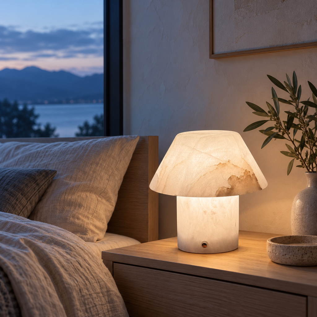 Noma Spanish Alabaster Table Lamp