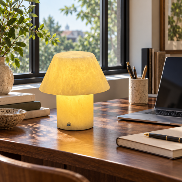 Noma Spanish Alabaster Table Lamp