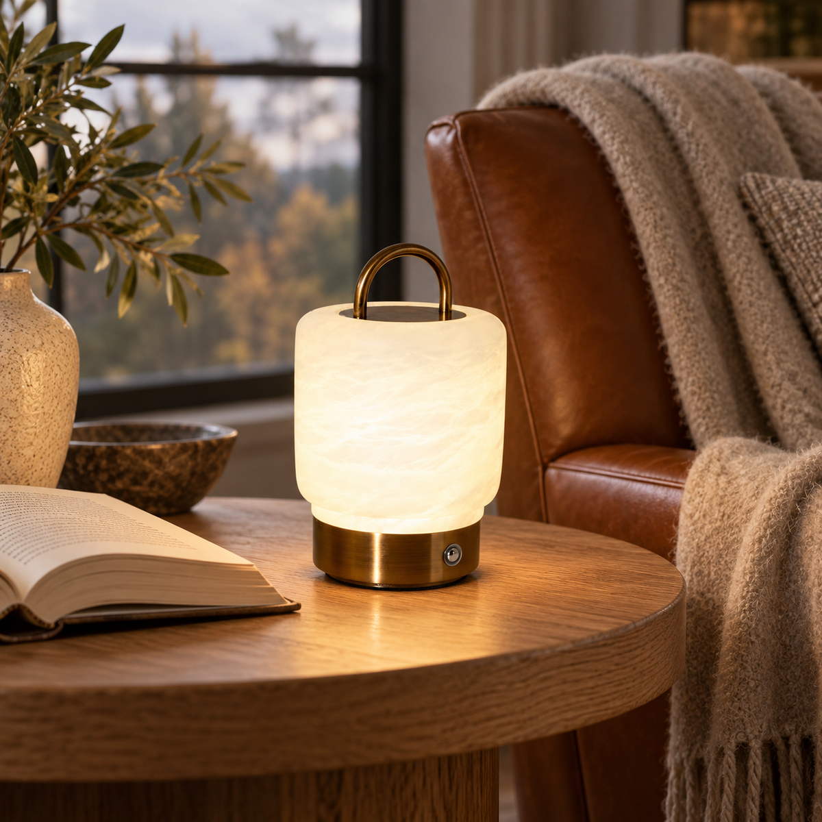 Liora Spanish Alabaster Lamp