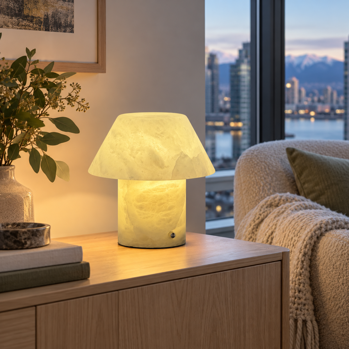 Noma Spanish Alabaster Table Lamp