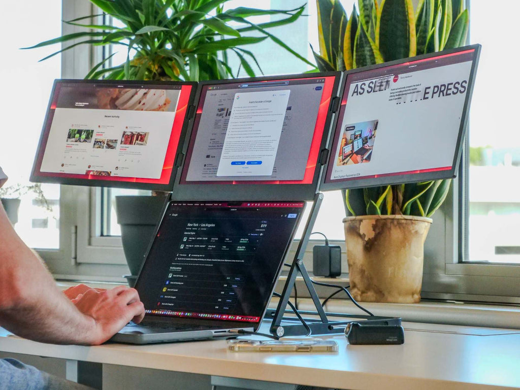 UVRENA TriFold Pro Triple Laptop Screen Extender
