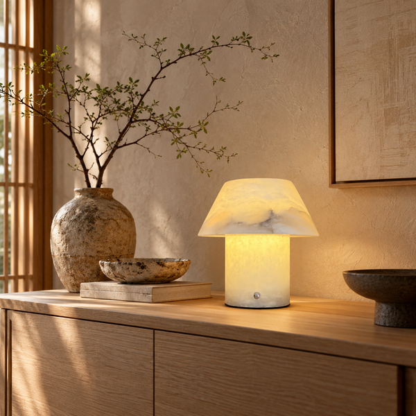 Noma Spanish Alabaster Table Lamp