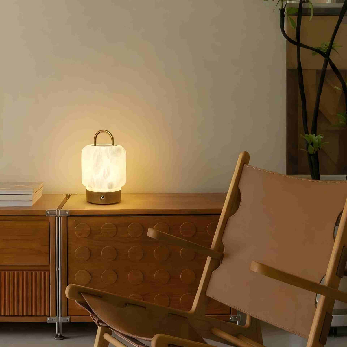 UVRENA Liora alabaster lamp product view
